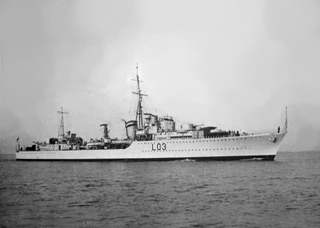 Imagen: HMS Cossack. Wikimedia Commons